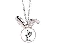 no/no Light Prophecy Music Medicine Glorious Rabbit - Collar con colgante de conejo, joyería de regalo