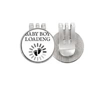 no/no loading Infant Boys Art Deco Fashion - Marcador de pelota de golf con clip magnético esmaltado