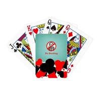 no/no Logo Smoking Cause Becong Skeleton Symbol Poker Playing Card Classic Game