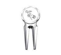no/no Lotus Flower - Herramienta de reparación de marcador de pelota de golf para meditación