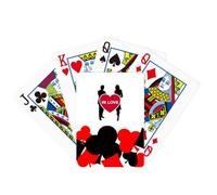 no/no Love Men Women Art Deco Fashion Symbol Poker Playing Card Classic Game
