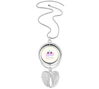 no/no Lovely Moster Cruel Art Deco - Collar giratorio con alas de ángel, Medium