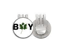 no/no Marcador de pelota de golf Art Deco con clip magnético para gorra de golf