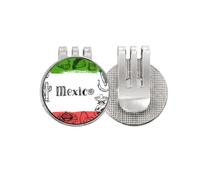 no/no Mexico Cuisine - Marcador de pelota de golf con diseño de cactus y clip magnético esmaltado
