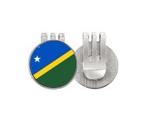 no/no mon Islands - Marcador magnético para pelotas de golf, diseño de bandera nacional de Oceanía