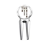 no/no Morse Code Thank-you Dot-line Expression - Herramienta de reparación de marcador de pelota de golf