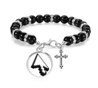 no/no Mosaic Game Nostalgia Art Deco - Pulsera de cuentas de moda, joyería bohemia para hombres y mujeres