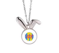 no/no Mother Loves Great Hard Work - Collar con colgante de conejo de conejo