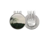 no/no Mountain Fog Cloud - Marcador de pelota de golf con clip magnético esmaltado