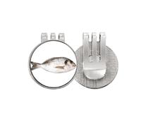no/no Ocean Fish Activity Food - Marcador de pelota de golf con clip magnético esmaltado para gorra, color rojo