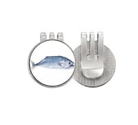 no/no Ocean Fish Fresh Blue - Marcador de pelota de golf con clip magnético para gorra, esmalte