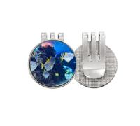 no/no Ocean Fish Science Nature Picture - Marcador de pelota de golf con clip magnético esmaltado