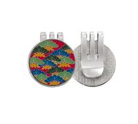 no/no Painting - Marcador de pelota de golf con clip magnético esmaltado para gorra, diseño de cultura japonesa