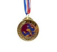 no/no Pintura japonesa cultura flor azul oro ganador medalla primer lugar cinta
