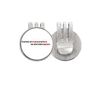 no/no Quote The Greatest Test Is To Bear Defeat - Marcador de pelota de golf, clip magnético esmaltado