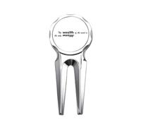 no/no Quote The Wealth Of Mind Is The Only Wealth Golf Divot Tool Herramienta de reparación de marcador de pelota de golf