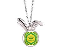 no/no Rio Brazil - Collar con colgante de conejo de pasión para carnaval, joyería de regalo
