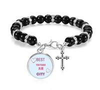 no/no Rovincial Capital Taiyuan - Pulsera de cuentas boho para hombres y mujeres