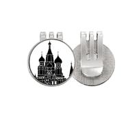 no/no Russia Petersburg Outline - Marcador de pelota de golf con clip magnético para gorra, esmalte