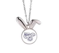 no/no Shell Faly Marine Fisheries - Collar con colgante de conejo de animales
