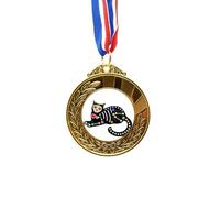 no/no sit black cat b heart halloween terror atmosphere Gold Award Winner Medal First Place Ribbon
