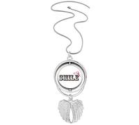 no/no Sle Life Grow Emotion Art Deco - Collar giratorio con alas de ángel, Medium