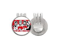 no/no Soldier Woman Book - Marcador de pelota de golf con diseño de patriotismo rojo