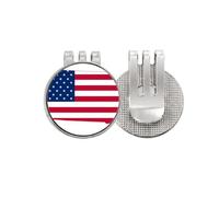 no/no South Dakota - Marcador de pelota de golf con clip magnético esmaltado