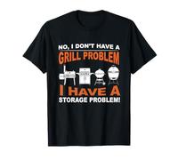 No, no Tengo Problemas con la Parrilla, BBQ Grilling Pit Master Camiseta