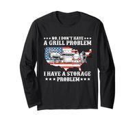 No, no Tengo Problemas con la Parrilla, BBQ Grilling Pit Master Manga Larga