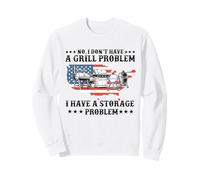No, no Tengo Problemas con la Parrilla, BBQ Grilling Pit Master Sudadera