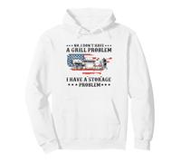 No, no Tengo Problemas con la Parrilla, BBQ Grilling Pit Master Sudadera con Capucha