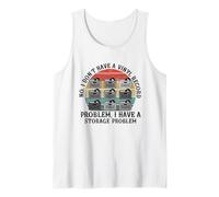 No, no Tengo un Problema de Disco de Vinilo Jugador Coleccionista Amor Camiseta sin Mangas