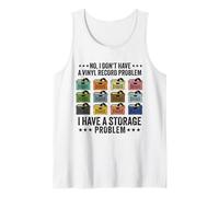 No, no Tengo un Problema de Disco de Vinilo Jugador Coleccionista Amor Camiseta sin Mangas