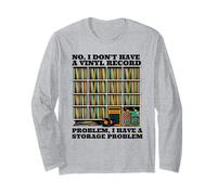 No, no Tengo un Problema de Disco de Vinilo Jugador Coleccionista Amor Manga Larga