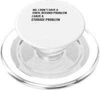 No, no Tengo un Problema de Disco de Vinilo Jugador Coleccionista Amor PopSockets PopGrip para MagSafe