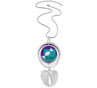 no/no Things I Do For Love Art Deco - Collar giratorio con alas de ángel, Medium