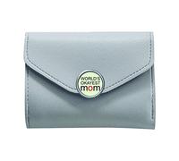 no/no World's Okayest Mom Best Mother - Cartera delgada con bolsillo para dinero y tres pliegues, multicolor, M, moderno, multicolor, M, moderno, multicolor, M, Moderno