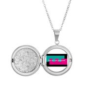 no/no You Are Not Prepared Art Deco Fashion Locket Collar para colgar fotos, joyería, regalo de cumpleaños