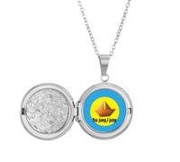 no/no You Jump I Jump Titanic Art Deco - Collar con medallón de moda, joyería para regalo de cumpleaños