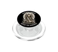 No No omine Caballero Templario Fe Cristiana Derrota al Mal PopSockets PopGrip para MagSafe