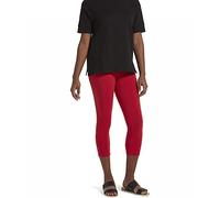 No Nonsense Legging Capri de algodón para Mujer - Rojo - 1X