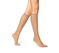 No Nonsense Rodilleras Sockshosiery, Puntera Reforzada bronceada, Paquete de 10 Pares, Talla única (Pack Mujer