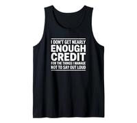 No obtengo Suficiente crédito - Divertido introvertido Camiseta sin Mangas