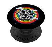 No odias los Lunes Odias el capitalismo Anticapitalista PopSockets PopGrip Adhesivo