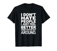 No Odio a la Gente - Divertido introvertido Camiseta