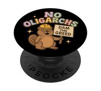 No Oligarcas Otter Dam la codicia PopSockets PopGrip Adhesivo