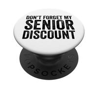 No Olvide mi Descuento para Personas Mayores Descuento para Personas Mayores PopSockets PopGrip Adhesivo