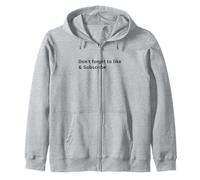 No Olvides Dar Me Gusta y suscribirte - Creador de Contenido Sudadera con Capucha