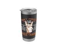No olvides limpiar tu burro Hee-Haw Loves Donkey Owner Vaso térmico de acero inoxidable de doble pared